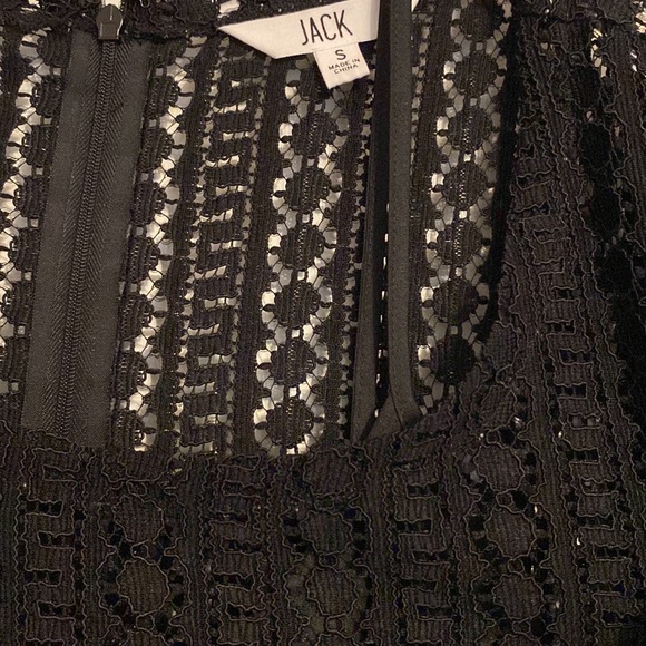 JACK Women’s Black Lace 3/4 Sleeve Dress - Picture 5 of 9